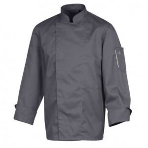 Veste de cuisine Manches Longues Gris Anthracite  Nero  T3/L