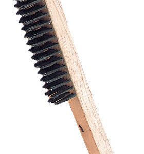 BROSSE à GRILL AVEC GRATTOIR 36.5 CM