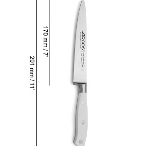 Couteau Filet de Sole Série Riviera Blanc 170 mm