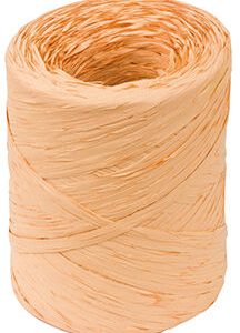 BOBINE DE 200M DE RAPHIA POLYPROPYLeNE 15 MM, ROSE SAUMON
