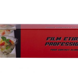 Film alimentaire étirable 300m x 30cm avec boîte distributrice + ZIP