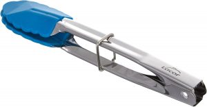 Pince en Silicone, Silicone, Bleu, 18 cm