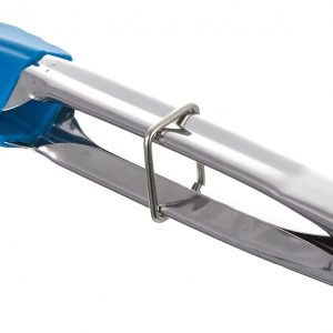 Pince en Silicone, Silicone, Bleu, 18 cm