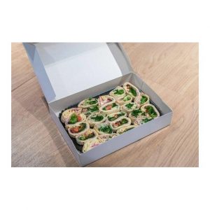Boîtes blanches pour plateaux 28x42   x 25 unités