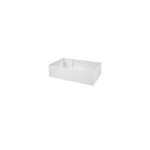 Caissette pâtissière en carton blanc N20