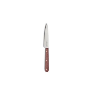 Couteau  satinée et manche en bois exotique