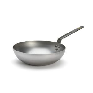 Wok bombé en Acier MINERAL B 28 cm De Buyer