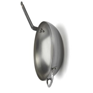 Wok bombé en acier MINERAL B 32 cm De Buyer