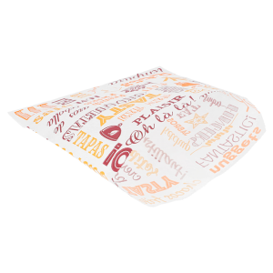 SACHET POUR FRITURES 'PAROLE' 32 G/M2 12x12 CM – Image 2