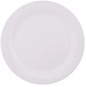 ASSIETTE CARTON ANTI-GRAS 18CM.
