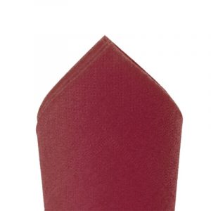 Serviette ouate 38x38 cm 2 plis bordeaux - 100 pcs
