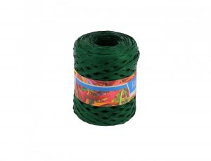 Bobine de raphia synthétique vert sapin, 200 mètres