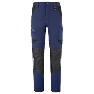 PANTALON STRETCH RULER - BLEU MARINE / NOIR T 44