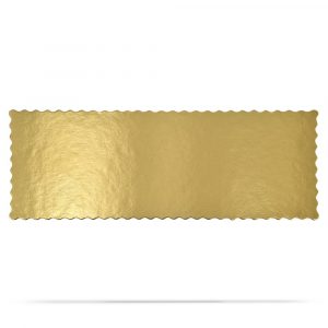 Semelle à Bûche 19.5 x 9.4 cm Or festonnée