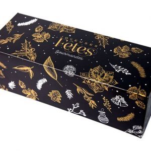 Boîte à bûche Fêtes Gourmandes 200x115x105