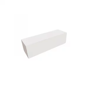 BOITE A BUCHE BLANCHE 40X11X10.5 CM  X 25 UNITES