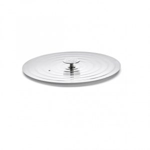 Couvercle universel en inox pour poêles De Buyer de 20 à 24 cm de diamètre