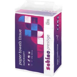 ESSUIE-MAINS 2PLIS 20,6x24cm PURE OUATE BLANCHE ECOLABEL 150F x25