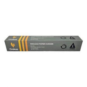 Rouleaux papier cuisson blanc 41 gr siliconé double face - 38 cm x 50 m