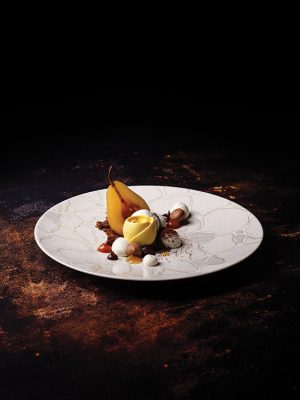 ASSIETTE PLATE Ø 27 CM GOLD CELL – Image 4