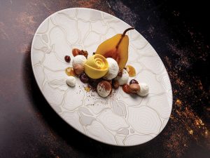 ASSIETTE PLATE Ø 27 CM GOLD CELL