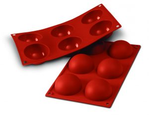 Moule en silicone 6 DEMI-SPHERES FLEXI 70 – SF002