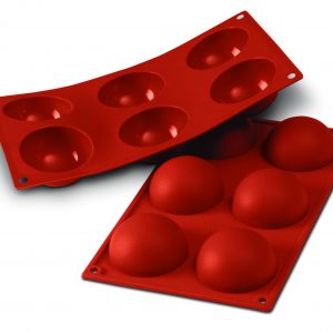 Moule en silicone 6 DEMI-SPHERES FLEXI 70 – SF002