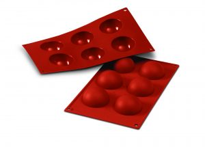 Moule en silicone 6 DEMI-SPHERES FLEXI 60 – SF003