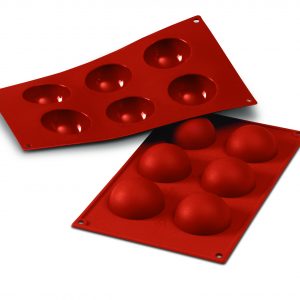 Moule en silicone 6 DEMI-SPHERES FLEXI 60 – SF003