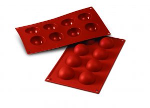 Moule en silicone 8 DEMI-SPHÈRES