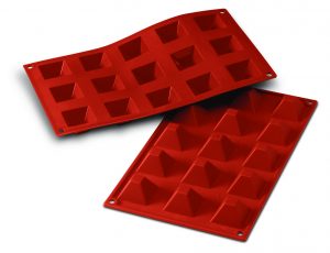 Moule silicone 15 pyramides