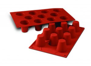 Moule en silicone 11 BABAS FLEXI de 45 – SF020