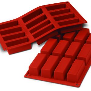 Moule en silicone 12 MINI-CAKES FLEXI de 79 – SF026