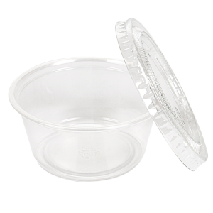 Petits pots + couvercles 100ml x 50 unités