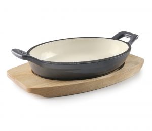 Mini Faitout  ovale gris magma