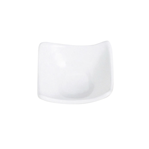ASSIETTES CARRÉES 7,6x7,6x3,4 CM BLANC PORCELAINE