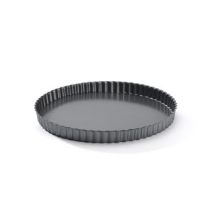 Moule à tarte rond à fond amovible, acier antiadhésif 32 cm De Buyer – Image 2