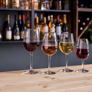 VERRE à VIN 21,5 CL DOUBLE JAUGE 12,5 ET 14,5 CL  VITICOLE