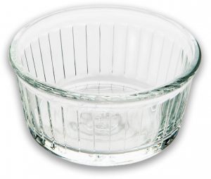 RAMEQUIN EN VERRE TREMPE 22 CL ø 10 CM