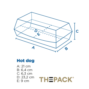 COQUILLES "HOT DOG" ' 23,2x9x6,3 CM NOIR CARTON ONDULÉ NANO-MICRO – Image 6