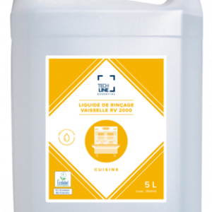 ADDITIF DE RINCAGE TOUTES EAUX TECHLINE RV2000 ECOLABEL EU 5L