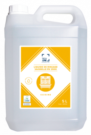 ADDITIF DE RINCAGE TOUTES EAUX TECHLINE RV2000 ECOLABEL EU 5L
