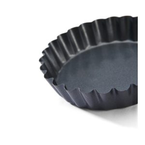 Moule à tartelette rond cannelé, acier antiadhésif 12 cm De Buyer – Image 3