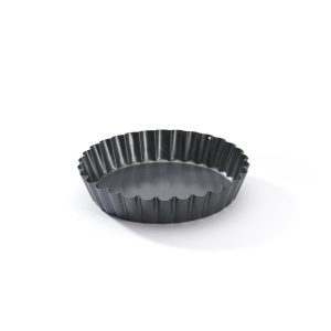 Moule à tartelette rond cannelé, acier antiadhésif 12 cm De Buyer