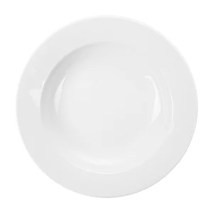 ASSIETTES CREUSES Ø 23 CM BLANC PORCELAINE