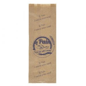 SACS PAINS-KRAFT BRUN-170/35+35x490MM-BLEU