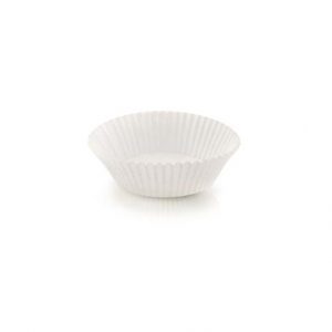 Caissette papier blanc ingraissable Ø 7 x 3 cm  x 500 unités