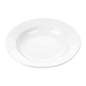ASSIETTES CREUSES Ø 23 CM BLANC PORCELAINE – Image 2