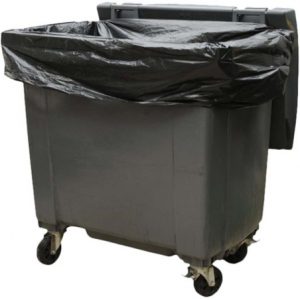 SAC CONTAINER 1100L NOIR BD 20µ X 20 HOUSSES