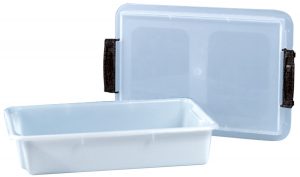 BAC RECTANGLE PLASTIQUE AVEC COUVERCLE